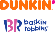 Dunkin' Donuts & Baskin-Robbins Logos stacked